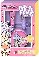 Kup Zestaw kosmetyków dla dzieci (l/gloss 2 x 8 ml + purse) - Martinelia My Best Friends Purse & Lip Set