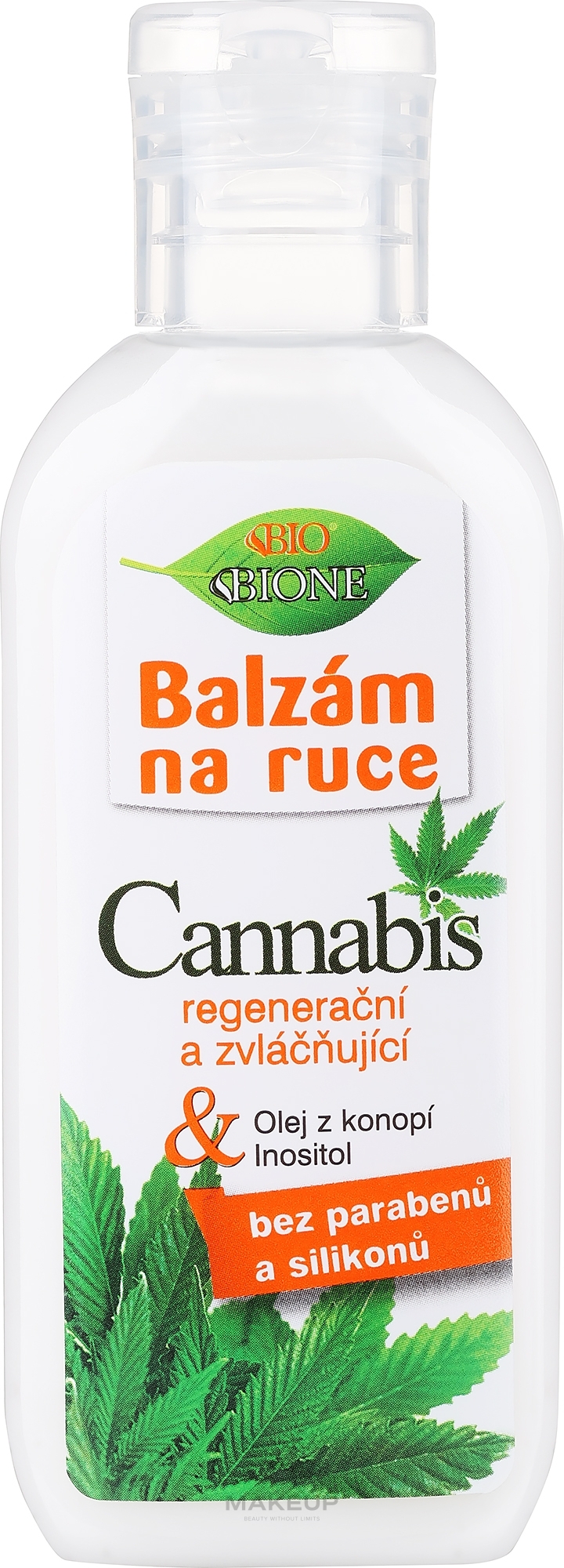 Balsam do rąk z olejem konopnym - Bione Cosmetics Cannabis Hand Balm — Zdjęcie 80 ml