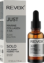 Serum do twarzy i szyi - Revox Just Marine Collagen + HA Algae Solution — Zdjęcie N2