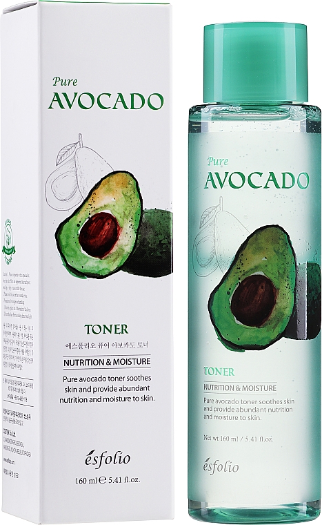 Tonik do twarzy z ekstraktem z awokado - Esfolio Pure Avocado Toner