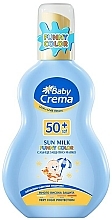 Kup Przeciwsłoneczne mleczko dla niemowląt do twarzy i ciała SPF 50+ - Baby Crema Funny Color Sun Milk
