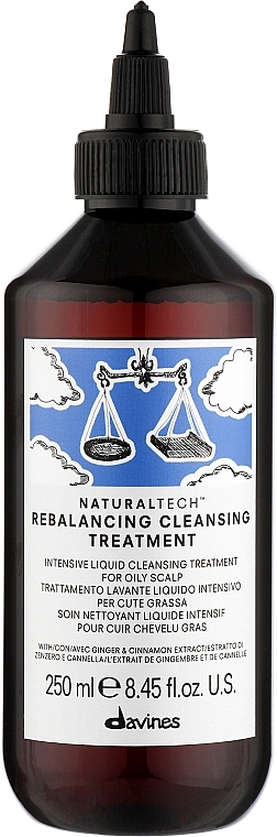 Oczyszczający płyn do włosów i skóry głowy - Davines NT Rebalancing Cleansing Treatment — Zdjęcie N1
