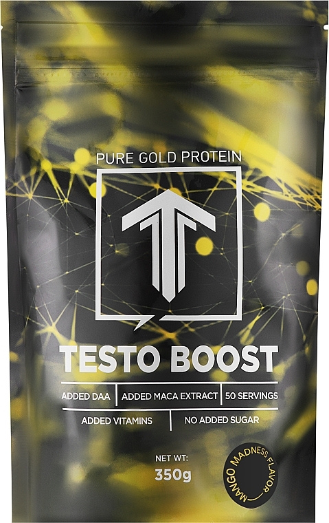Suplement diety Testo Boost Complex, mango - Pure Gold Drink Powder Mango Madness — Zdjęcie N1