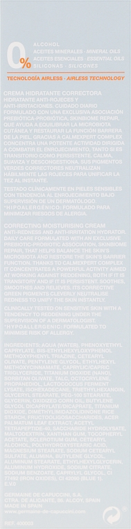 Korygujący krem nawilżający do twarzy SPF 20 - Germaine De Capuccini B-Calm Correcting Moisturising Cream  — Zdjęcie N3