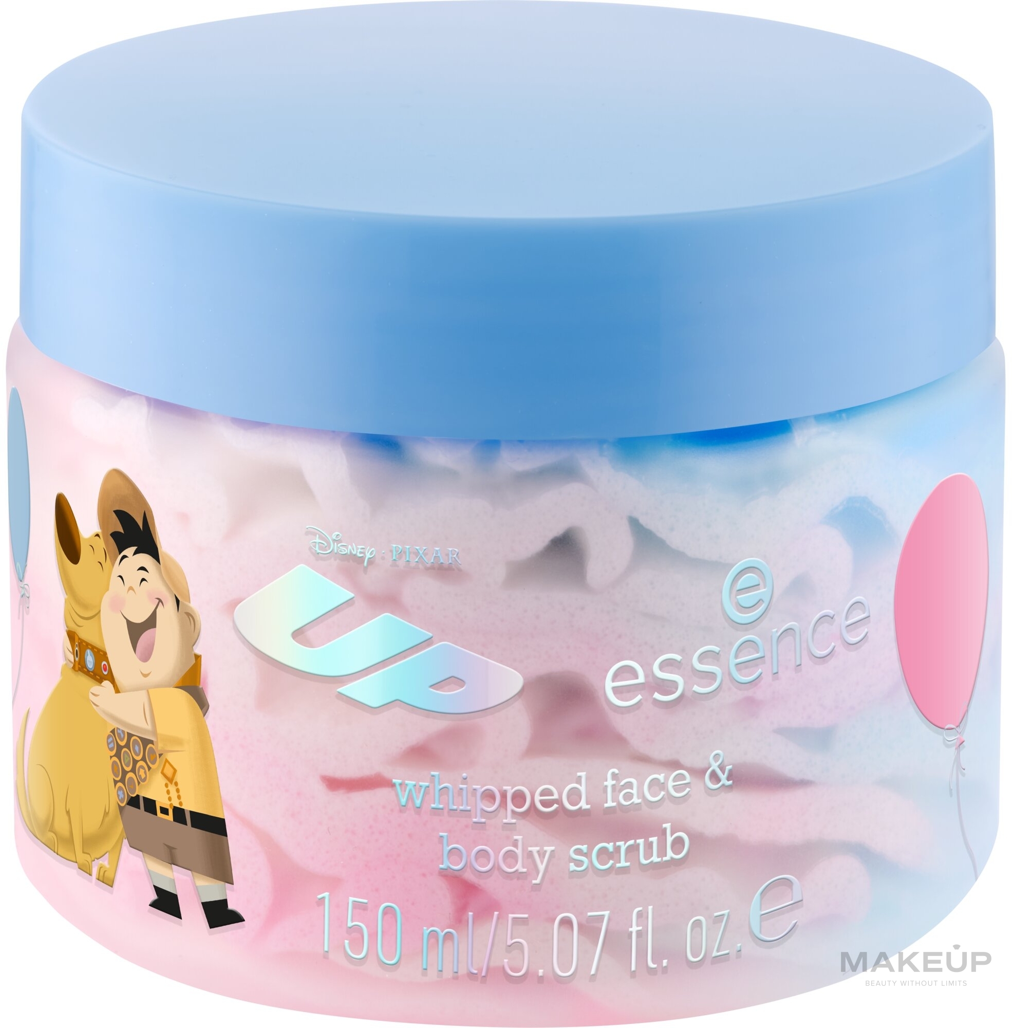 Peeling do twarzy i ciała - Essence Disney Pixar Up Whipped Face & Body Scrub — Zdjęcie 150 ml