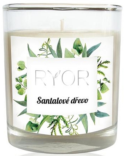 Świeca zapachowa Drzewo sandałowe - Ryor Candle — Zdjęcie N1