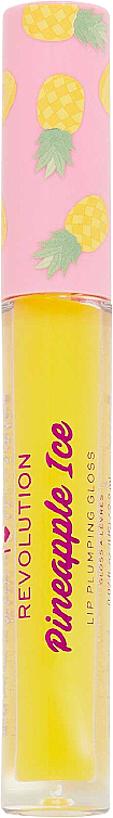 Błyszczyk do ust z efektem powiększenia - I Heart Revolution Tasty Pineapple Ice Plumping Lip Gloss — Zdjęcie N1
