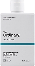 Środek do mycia ciała i włosów - The Ordinary Sulphate 4% Cleanser For Body And Hair — Zdjęcie N1