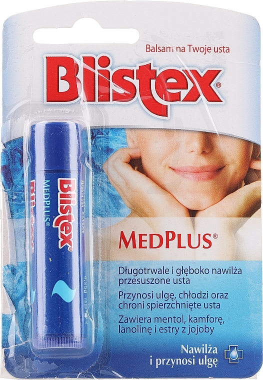 PRZECENA! Nawilżająca pomadka do ust - Blistex MedPlus Stick Lip Balm * — Zdjęcie N3