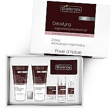 Kup Zabieg detoksykująco-regenerujący do twarzy - Bielenda Professional Power Of Nature (mask 150 ml + scrub 150 g + cr 50 ml + serum 30 ml + magnet + treatment band)