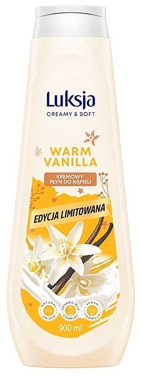 Żel pod prysznic - Luksja Creamy Bath Foam Warm Vanilla — Zdjęcie N1