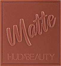Paleta cieni do powiek - Huda Beauty Matte Obsessions Eyeshadow Paleta — Zdjęcie N2