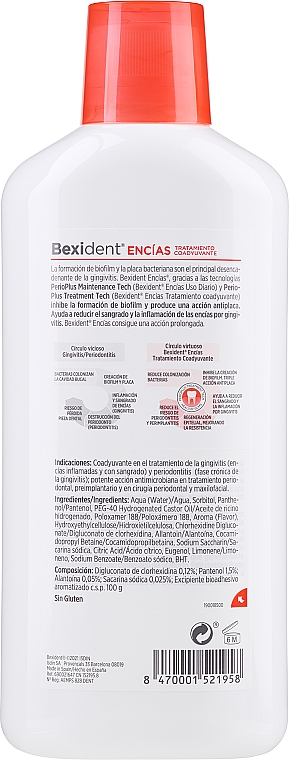 Plyn do płukania ust - Isdin Bexident Gums Intensive Care Mouthwash — Zdjęcie N4
