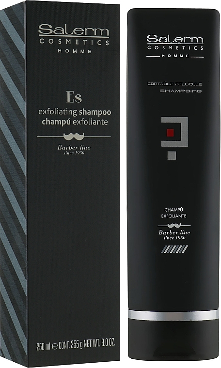 Szampon przeciwłupieżowy - Salerm Homme 727 Shampoo — Zdjęcie N2