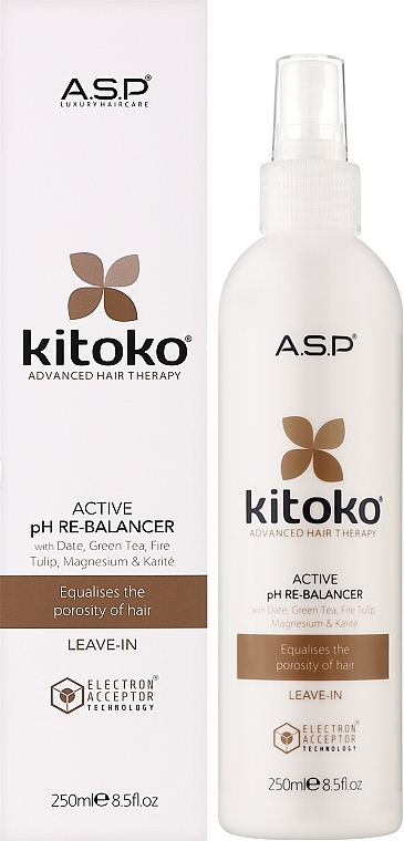 Spray balansujący do włosów - Affinage Salon Professional Kitoko pH Active pH Rebalancer — Zdjęcie N2