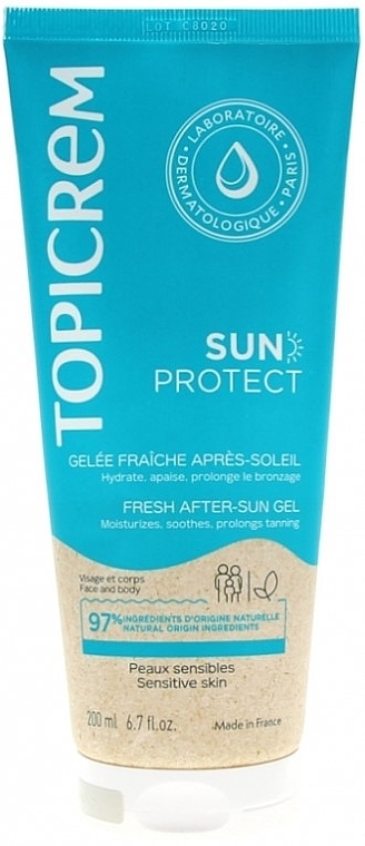 Odświeżający żel po opalaniu - Topicrem Sun Protect Fresh After-Sun Gel — Zdjęcie N1