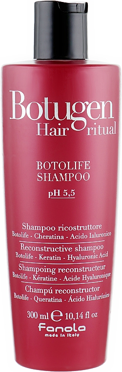 Szampon do rekonstrukcji włosów - Fanola Botugen Botolife Shampoo — Zdjęcie N1