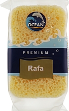 Kup Gąbka masująca do kąpieli Rafa, żółta - Ocean