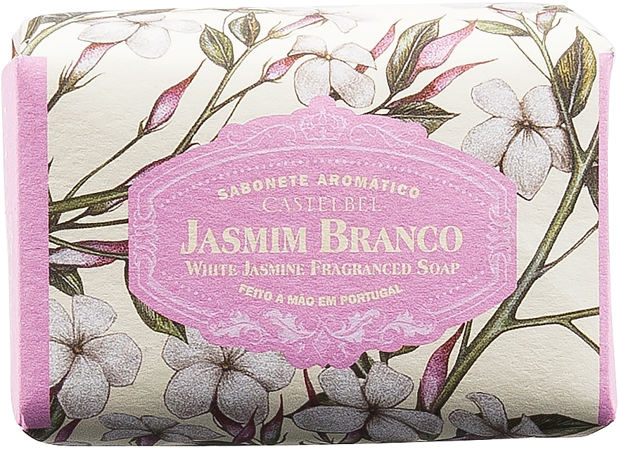 Mydło w kostce Biały jaśmin - Castelbel White Jasmine Soap — Zdjęcie N1