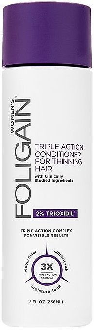Odżywka wzmacniająca włosy dla kobiet - Foligain Women's Triple Action Conditioner For Thinning Hair — Zdjęcie N1