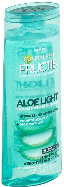 Wzmacniający szampon do włosów z aloesem - Garnier Fructis Aloe Light Strengthening Shampoo — Zdjęcie N2