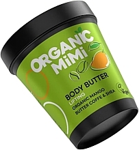 Masło do ciała z efektem liftingu Mango i Kawa - Organic Mimi Body Butter Lifting Mango & Coffee — Zdjęcie N1
