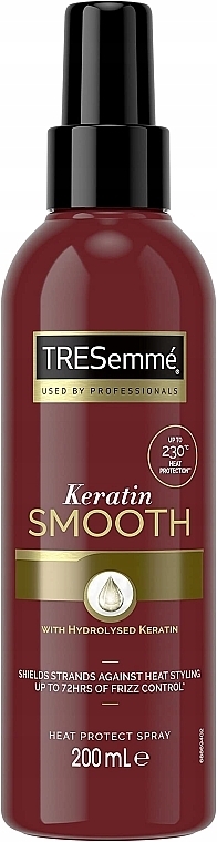 Termoochronny spray zapewniający połysk - Tresemmé Keratin Smooth Heat Protection Shine Spray