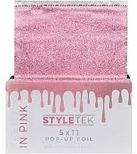 Kup Folia do włosów umożliwiająca łatwe dozowanie pojedynczych arkuszy, różowa - StyleTek