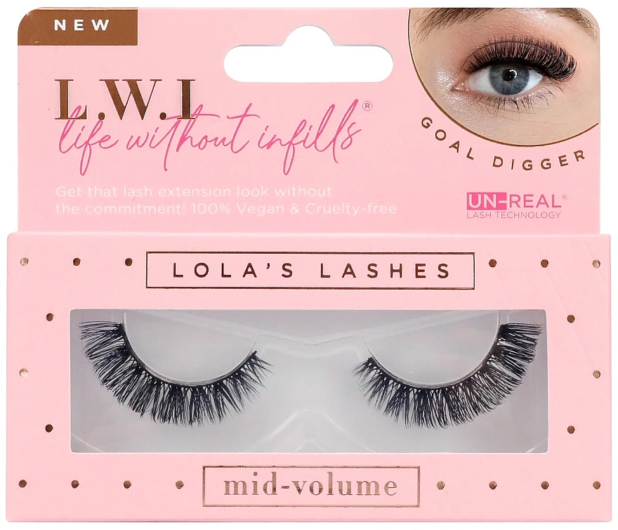 Sztuczne rzęsy - Lola's Lashes Goal Digger Strip Lashes — Zdjęcie N1