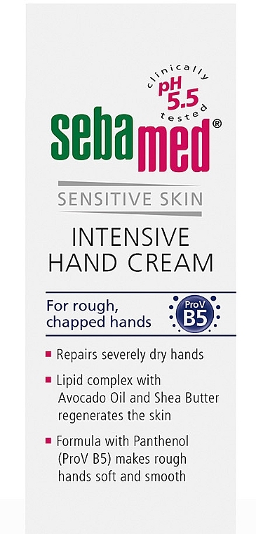 PRZECENA! Krem do rąk - Sebamed Hand And Nail Cream Intensive With Panthenol * — Zdjęcie N2