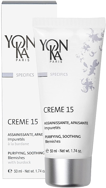 Antyseptyczny krem do twarzy - Yon-ka Specifics Purifying & Soothing Blemish Cream 15 — Zdjęcie N2