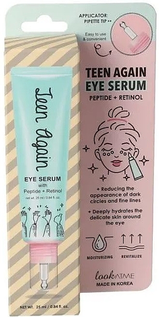 Serum pod oczy - Look At Me Teen Again Eye Serum Peptide + Retinol — Zdjęcie N1