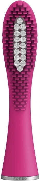 Wymienna główka szczoteczki do zębów Różowa - Foreo Issa Mini Hybrid Brush Head Wild Strawberry — Zdjęcie N1