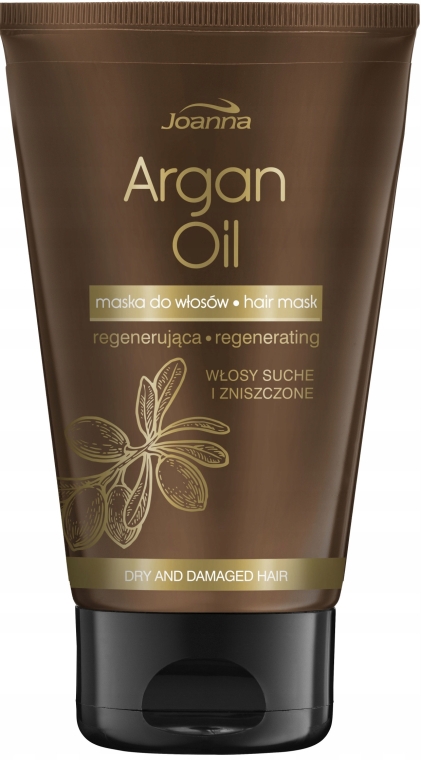 Maseczka z olejem arganowym do włosów suchych i zniszczonych - Joanna Argan Oil — Zdjęcie N1
