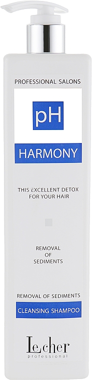 Szampon oczyszczający włosy przed zabiegami fryzjerskimi - Lecher PH Harmony Cleansing Shampoo — Zdjęcie N1