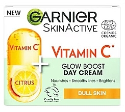 Krem do twarzy na dzień z witaminą C - Garnier SkinActive Vitamin C Glow Boost Day Cream — Zdjęcie N2