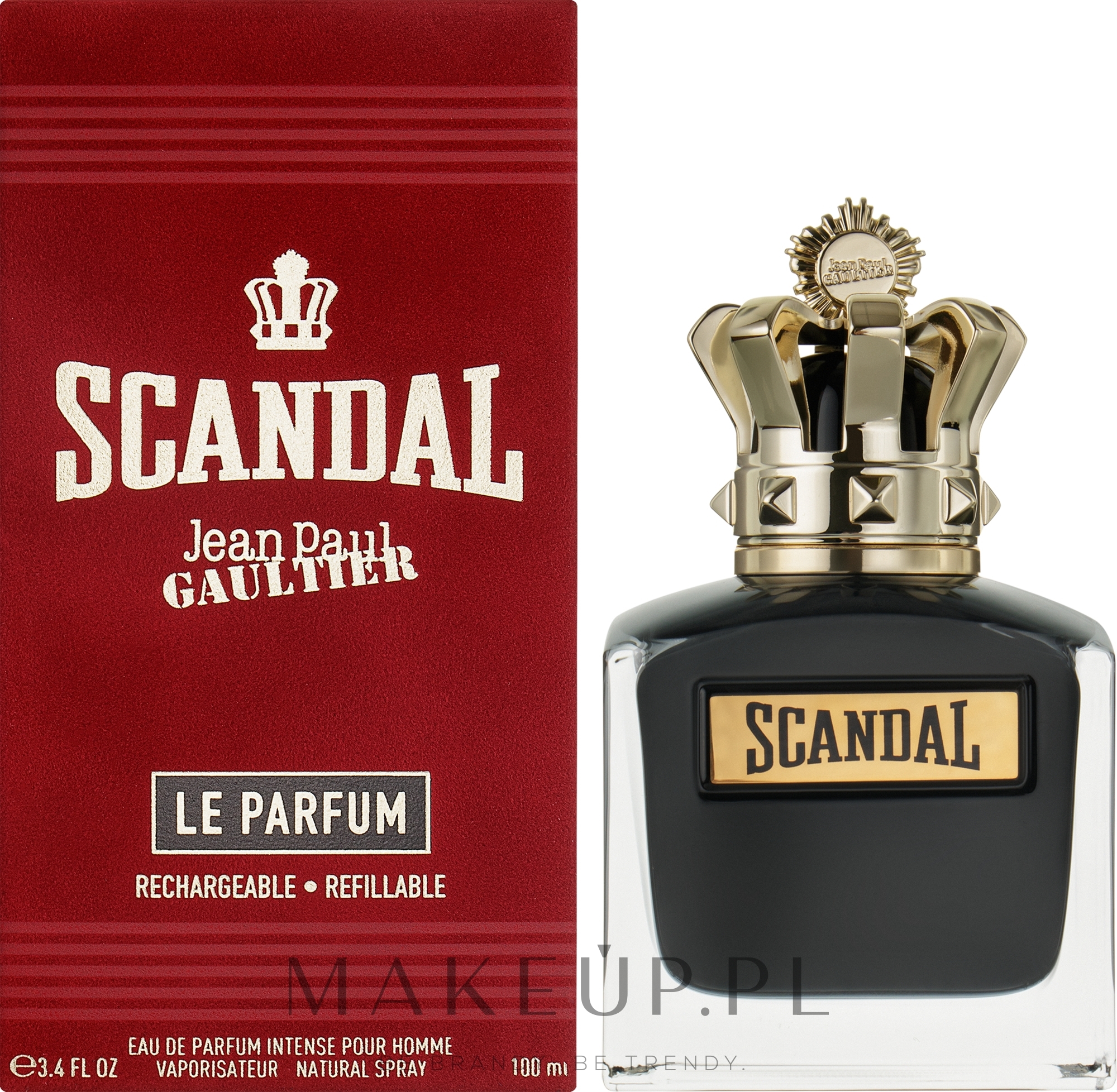 Jean Paul Gaultier Scandal Le Parfum Pour Homme - Woda perfumowana — Zdjęcie 100 ml