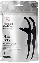 Nić dentystyczna do wybielania zębów - Spotlight Oral Care Floss Picks For Whitening Teeth — Zdjęcie N1
