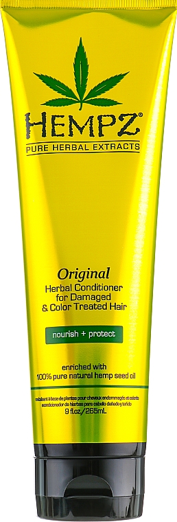 Ziołowa odżywka do włosów zniszczonych i farbowanych - Hempz Original Herbal Conditioner For Damaged & Color Treated Hair
