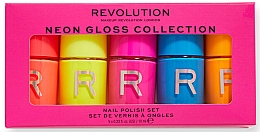 Kup Zestaw - Makeup Revolution Neon Gloss Polish Set (nail/5x10ml)