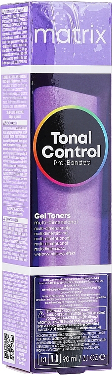 PRZECENA! Tonik kwasowy do włosów - Matrix Tonal Color Pre-Bonded Acidic Gel Toner * — Zdjęcie N2