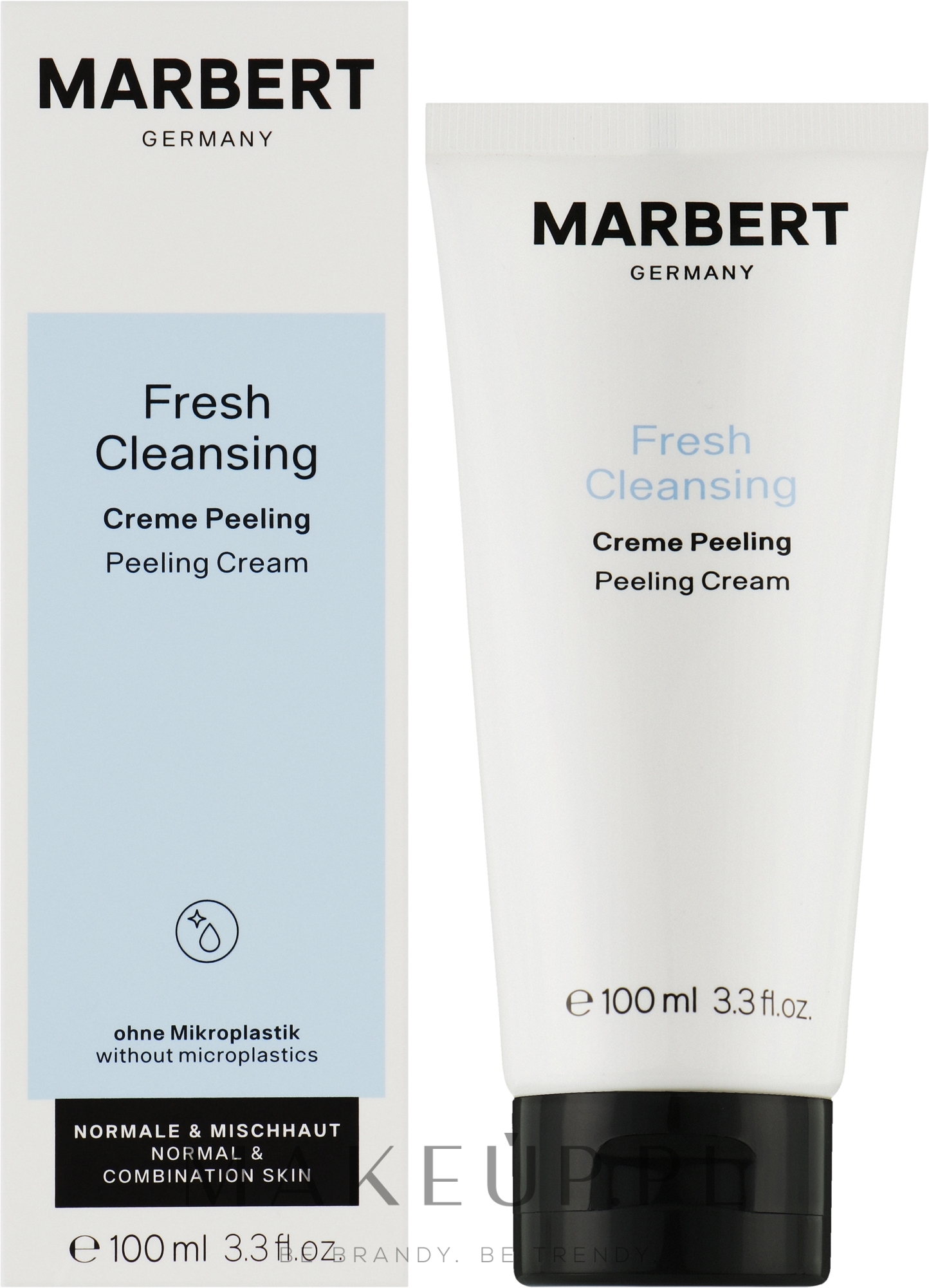 Kremowy peeling do twarzy - Marbert Fresh Cleansing Peeling Cream — Zdjęcie 100 ml