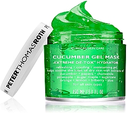 Żelowa maska ​​ogórkowa - Peter Thomas Roth Cucumber Gel Mask Extreme De-Tox Hydrator — Zdjęcie N2