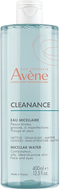 Płyn micelarny do demakijażu twarzy - Avène Cleanance Micellar Water