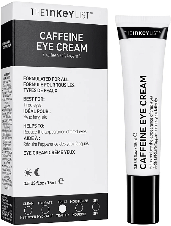 Krem pod oczy z kofeiną - The Inkey List Caffeine Eye Cream — Zdjęcie N2