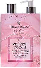 Kup Zestaw - Primo Bagno Velvet Touch Gift Set Duo (b/wash/300ml + b/cr/300ml)