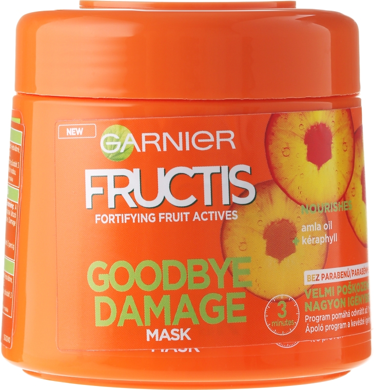 Maska głęboko odbudowująca do włosów bardzo zniszczonych - Garnier Fructis Good Bye Damage Hair Mask — Zdjęcie N1