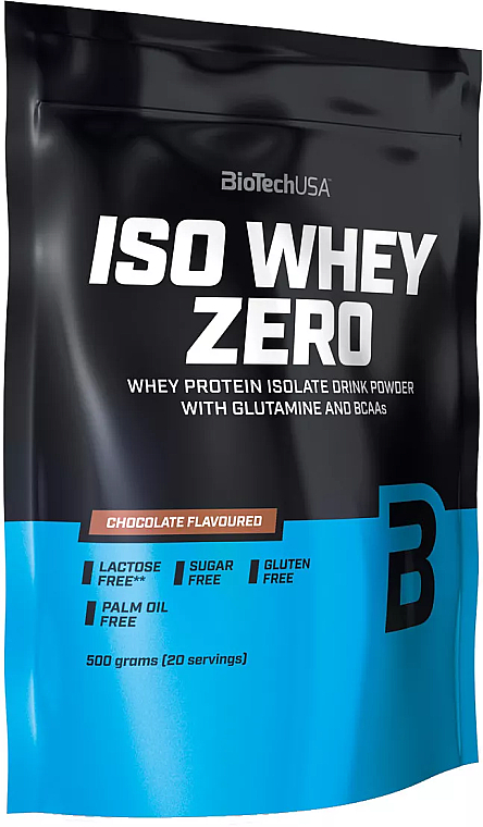 Truskawkowy koktajl proteinowy - BioTechUSA Iso Whey Zero — Zdjęcie N1