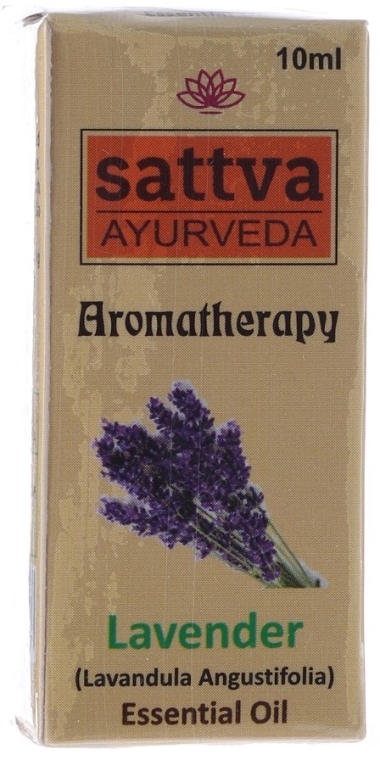 Olejek lawendowy - Sattva Ayurveda Aromatherapy Lavender Essential Oil — Zdjęcie N1