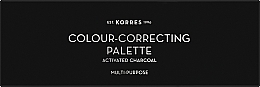 Paleta do konturowania - Korres Color-Correcting Activated Charcoal Multi Purpose Palette — Zdjęcie N2